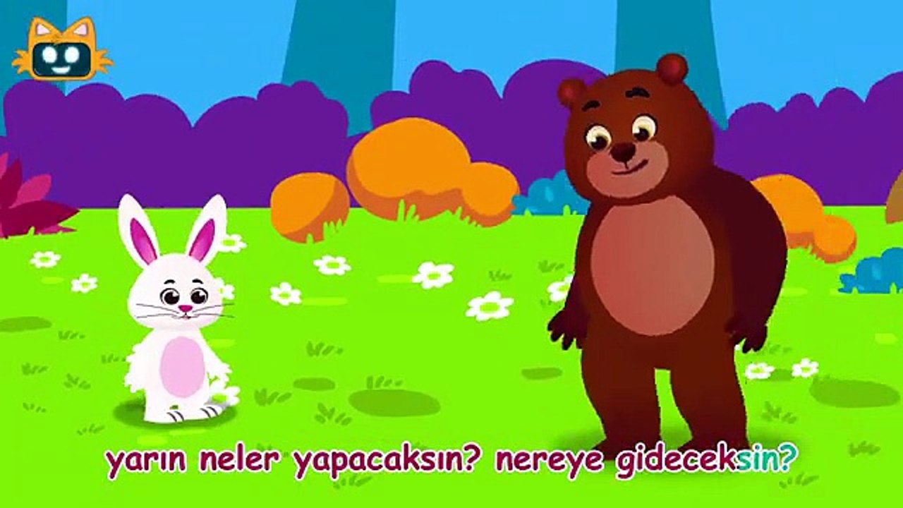 Dün Bugün Yarın Şarkısı | Küçük Tavşan ile Tombik Ayı öğreniyor