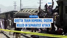 Pakistan train bombing kills at least 24 people