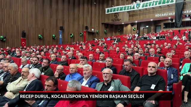 Recep Durul, Kocaelispor'da yeniden başkan seçildi