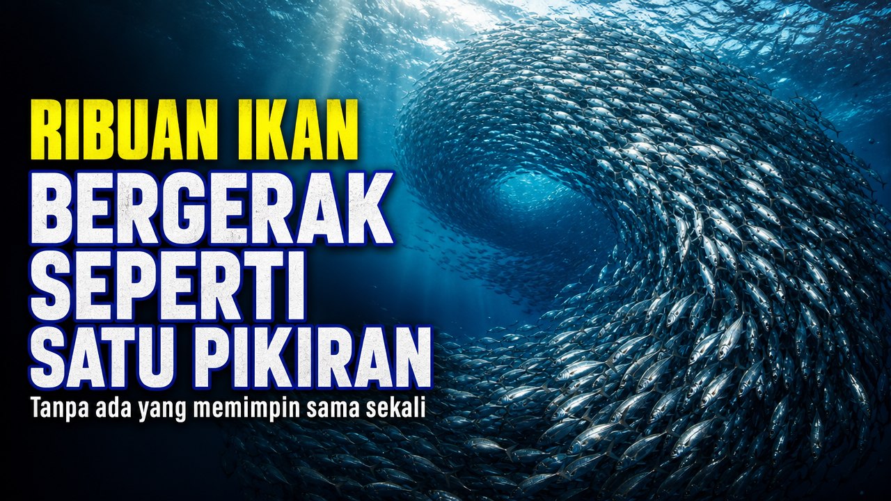 Ribuan Ikan Bergerak Seperti Satu Pikiran Tanpa Ada yang Memimpin
