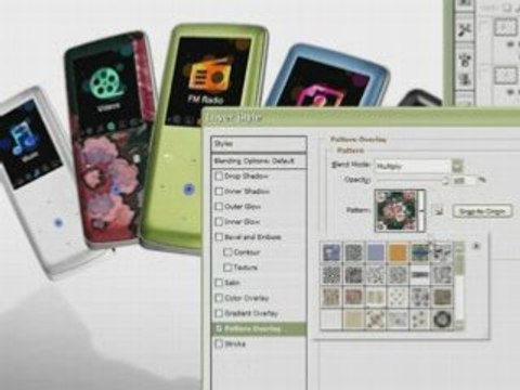 Photoshop Tutorial - Blending Textures and Patterns