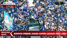 Detik-Detik Pemain Persib Tiba di JPO Asia Afrika, Butuh 5 Jam Tembus Lautan Bobotoh