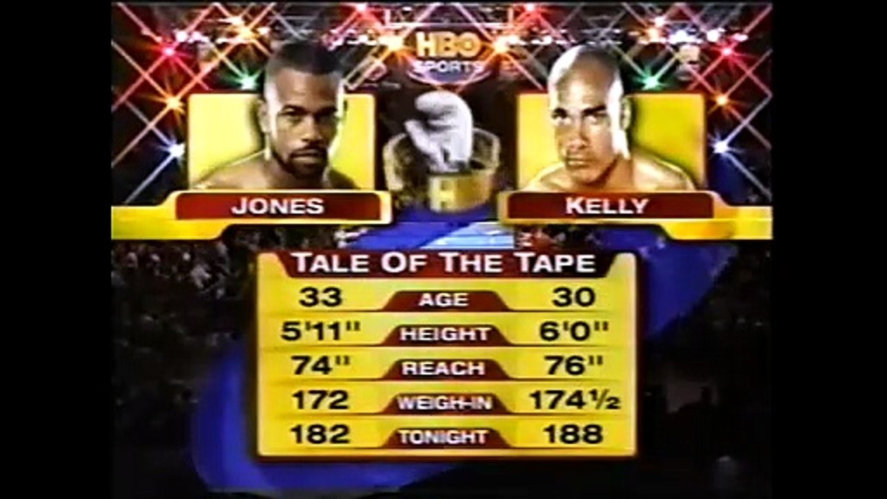 Roy Jones Jr vs Glen Kelly - HBO 2-2-2002