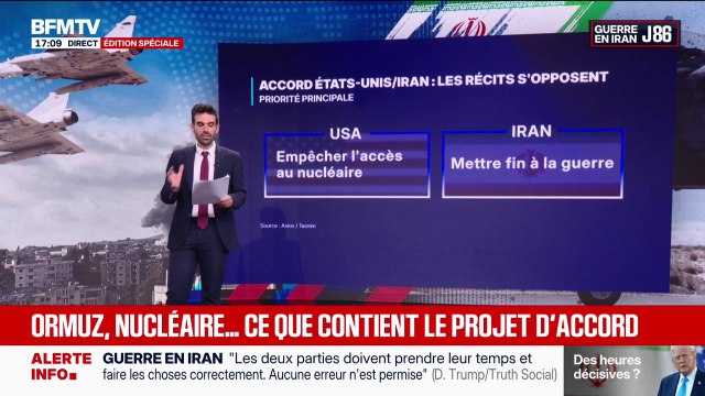 LES ÉCLAIREURS - Détroit d'Ormuz, nucléaire ... Les points clés du projet d'accord entre les États-Unis et l'Iran