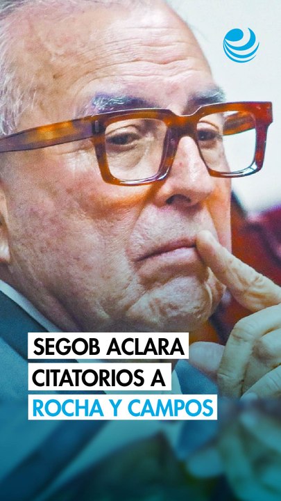 Citatorios de la FGR a Rocha Moya y Maru Campos son en calidad de testigos: Segob