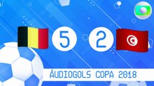 Áudiogols | Bélgica 5x2 Tunísia (Globo 2018)