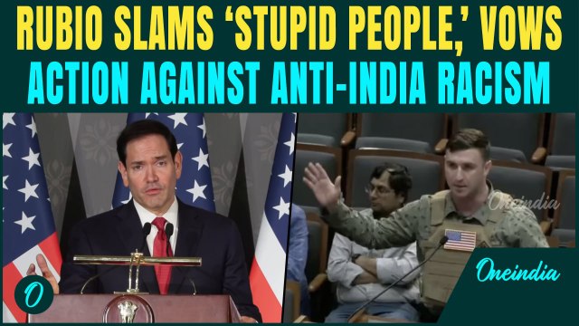 Rubio BLAMES ‘Stupid People’ Anti-India Racism in U.S After Video of Jan 6 Rioter Calls Out Hindus