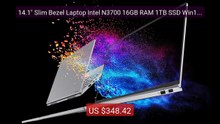 14.1" Slim Bezel Laptop Intel N3700 16GB RAM 1TB SSD Win11 Lig... -- Best Buy 2026 | Great Quality!