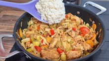Ich kann nicht damit aufhören, es ist so einfach, gute Hähnchenbrust mit Reis zu kochen!