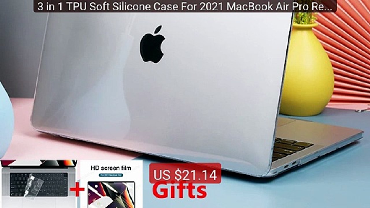 3 in 1 TPU Soft Silicone Case For 2021 MacBook Air Pro Retina 1413... -- Best Deal 2026 | Shop Now!