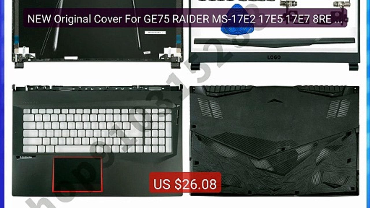 NEW Original Cover For GE75 RAIDER MS-17E2 17E5 17E7 8RE 8R... -- Top Pick 2026 | Unbeatable Price!