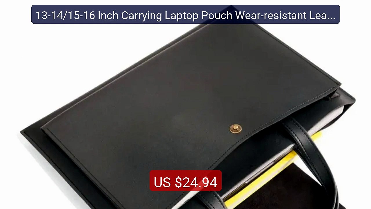 13-14/15-16 Inch Carrying Laptop Pouch Wear-resistant Leather Note... -- Best Deal 2026 | Shop Now!