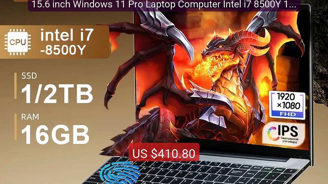 15.6 inch Windows 11 Pro Laptop Computer Intel i7 8500Y 16GB R... -- Best Buy 2026 | Great Quality!