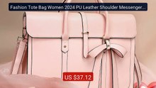 Fashion Tote Bag Women 2024 PU Leather Shoulder Messenger Bag... -- Amazing Value 2026 | Must Have!