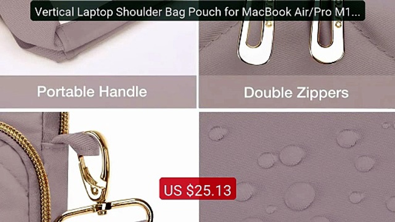 Vertical Laptop Shoulder Bag Pouch for MacBook Air/Pro M1 M... -- Top Pick 2026 | Unbeatable Price!