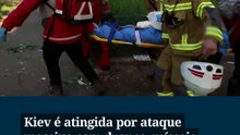 Kiev é atingida por ataque massivo com drones, mísseis balísticos e hipersônico