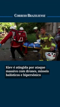 Kiev é atingida por ataque massivo com drones, mísseis balísticos e hipersônico