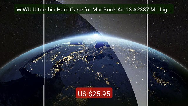 WiWU Ultra-thin Hard Case for MacBook Air 13 A2337 M1 Lightwe... Amazing Value 2026 | Must Have!