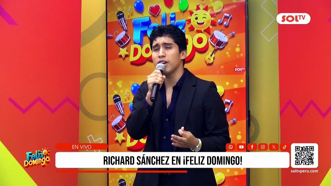 Richard Sánchez emocionó interpretando “Usted”