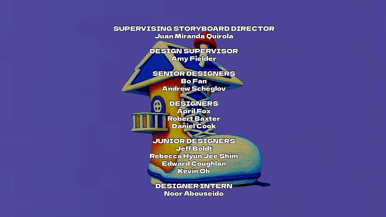Splash and boot musical. Season 1 end credits #1