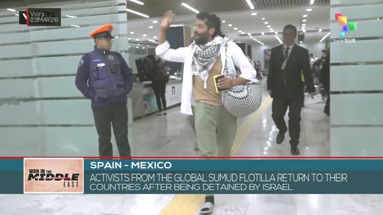 Activists from the global sumud flotilla return to their countries