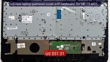US new laptop palmrest cover with keyboard  for HP 15-AC165TX 15-AF... -- Top Rated 2026 | Buy Now!