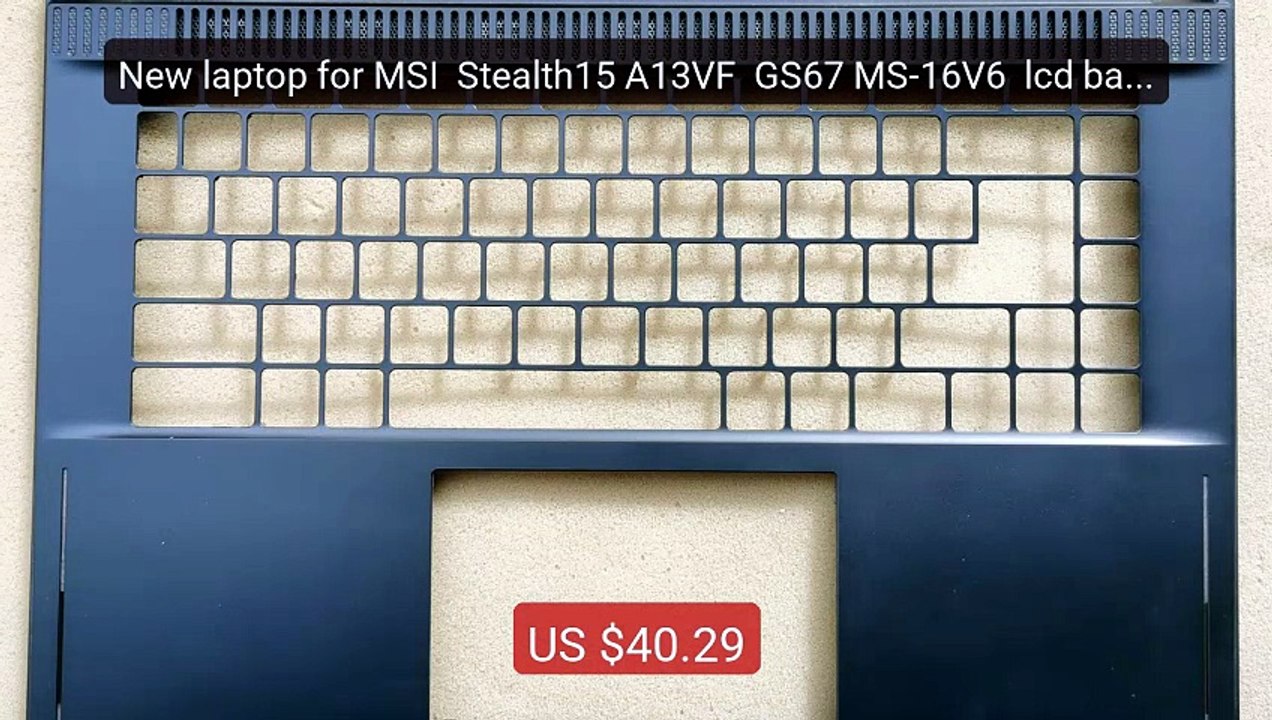 New laptop for MSI  Stealth15 A13VF  GS67 MS-16V6  lcd back c... -- Amazing Value 2026 | Must Have!
