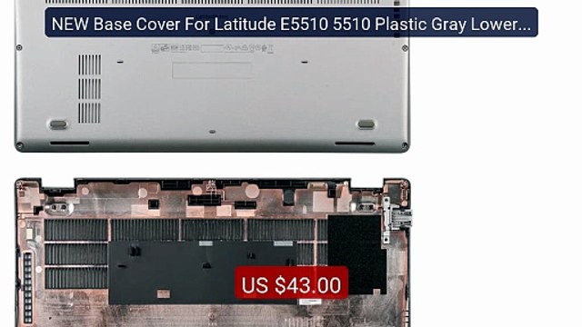 NEW Base Cover For Latitude E5510 5510 Plastic Gray Lower Case... Best Buy 2026 | Great Quality!