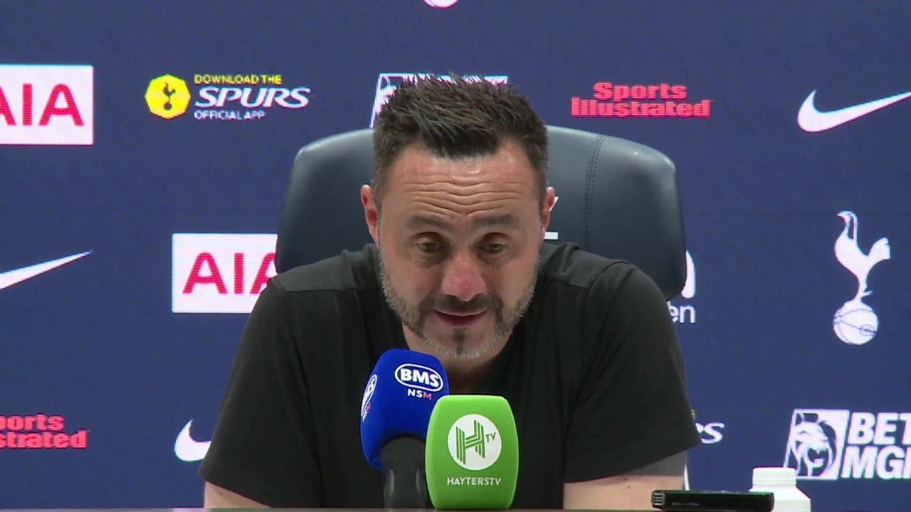 De Zerbi wants to hug ‘negative’ journo after Spurs avoid relegation