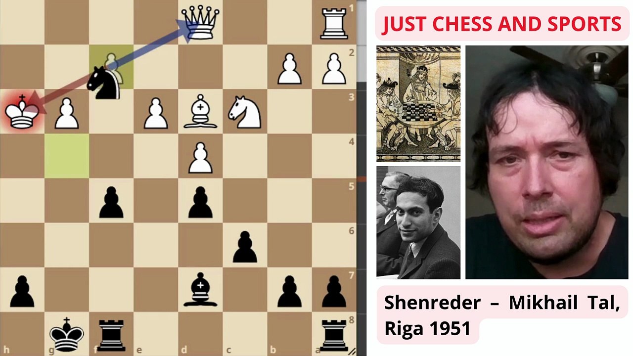 Mikhail Tal ganando con tacticas de ajedrez (1)