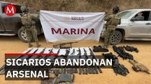 Marina asegura explosivos, armas largas y equipo táctico en Sinaloa