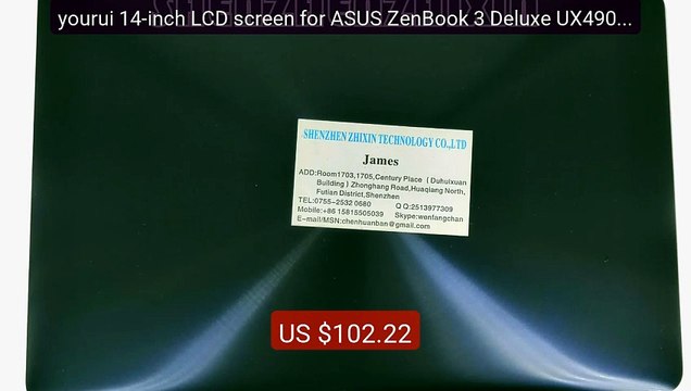 yourui 14-inch LCD screen for ASUS ZenBook 3 Deluxe UX490UA ... Amazing Value 2026 | Must Have!