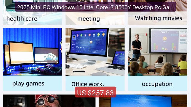 2025 Mini PC Windows 10 Intel Core i7 8500Y Desktop Pc Gaming ... Hot Deal 2026 | Limited Offer!