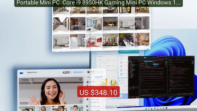 Portable Mini PC Core i9 8950HK Gaming Mini PC Windows 11 Pro 16GB... Top Rated 2026 | Buy Now!