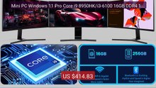 Mini PC Windows 11 Pro Core i9 8950HK/i3-6100 16GB DDR4 1TB SS... -- Best Buy 2026 | Great Quality!