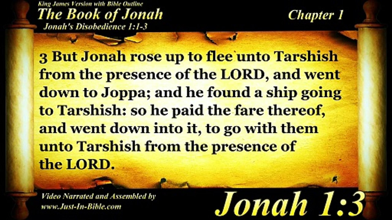 Jonah Complete | Bible Book 32 | The Holy Bible | KJV HD Audio Video Read Along