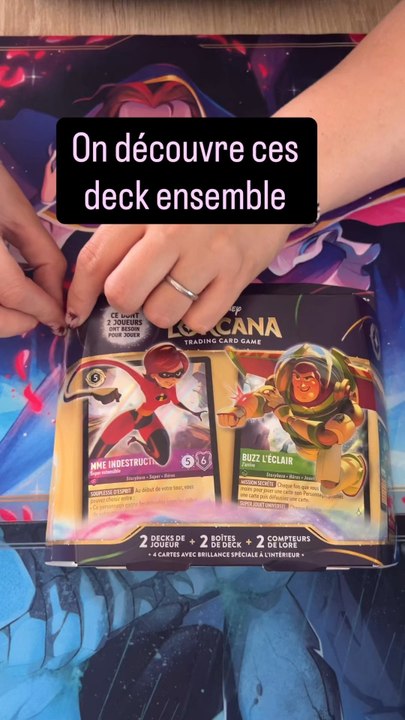 Ouverture du nouveau coffret Lorcana Pixar : Buzz vs Les Indestructibles !
