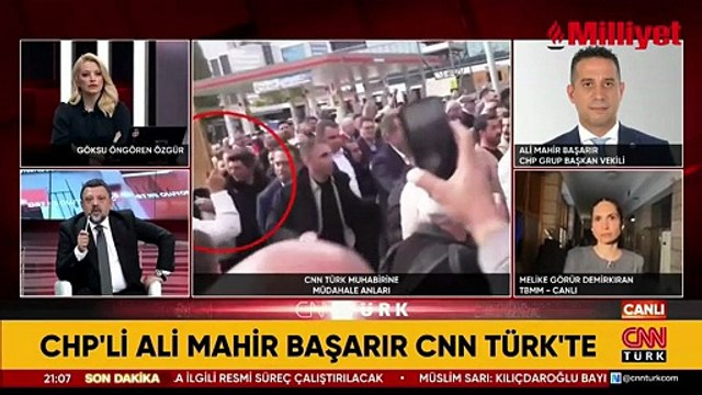 CHP'li Ali Mahir Başarır, CNN Türk muhabiri Murat Bekmezci'den özür diledi