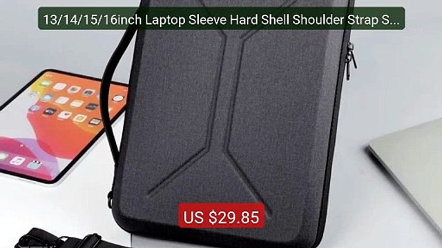 13/14/15/16inch Laptop Sleeve Hard Shell Shoulder Strap Single... Hot Deal 2026 | Limited Offer!