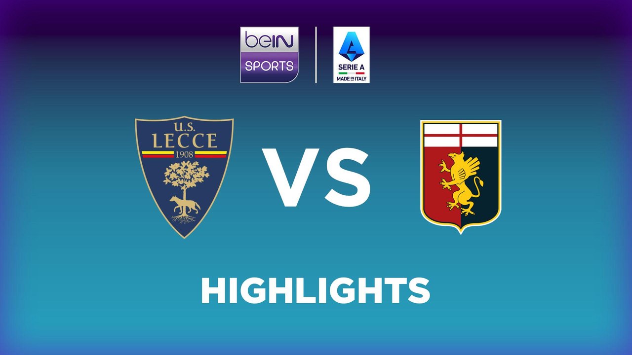 Lecce vs. Genoa - Game Highlights