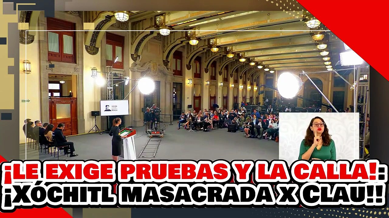 🔥🚨¡LE EXIGE PRUEBAS Y LE CIERRA LA BOCA! ¡LA NARKO BOTARGA XÓCHITL es MASACRADA por la PRESIDENTA!