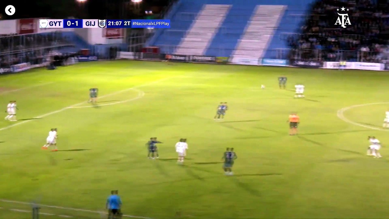 Mirá el gol de Gallardo para el 1 a 0 del lobo jujeño ante Gimnasia y Tiro