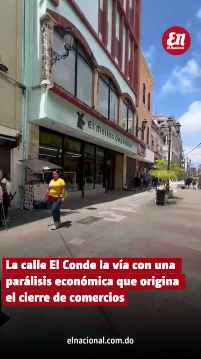 La calle El Conde en ruinas: El drama de los comercios cerrados