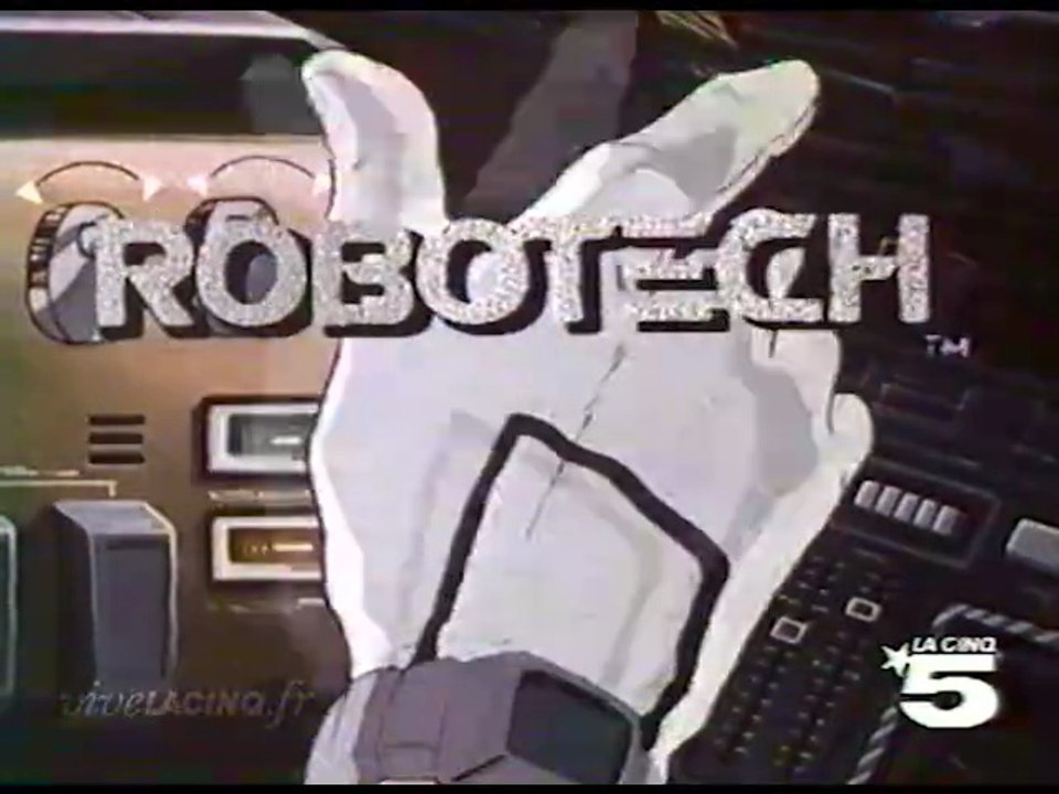 La 5 1987 Générique et Extrait "Robotech"