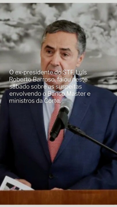 Luis Roberto Barroso defende STF em meio a suspeitas sobre Banco Master