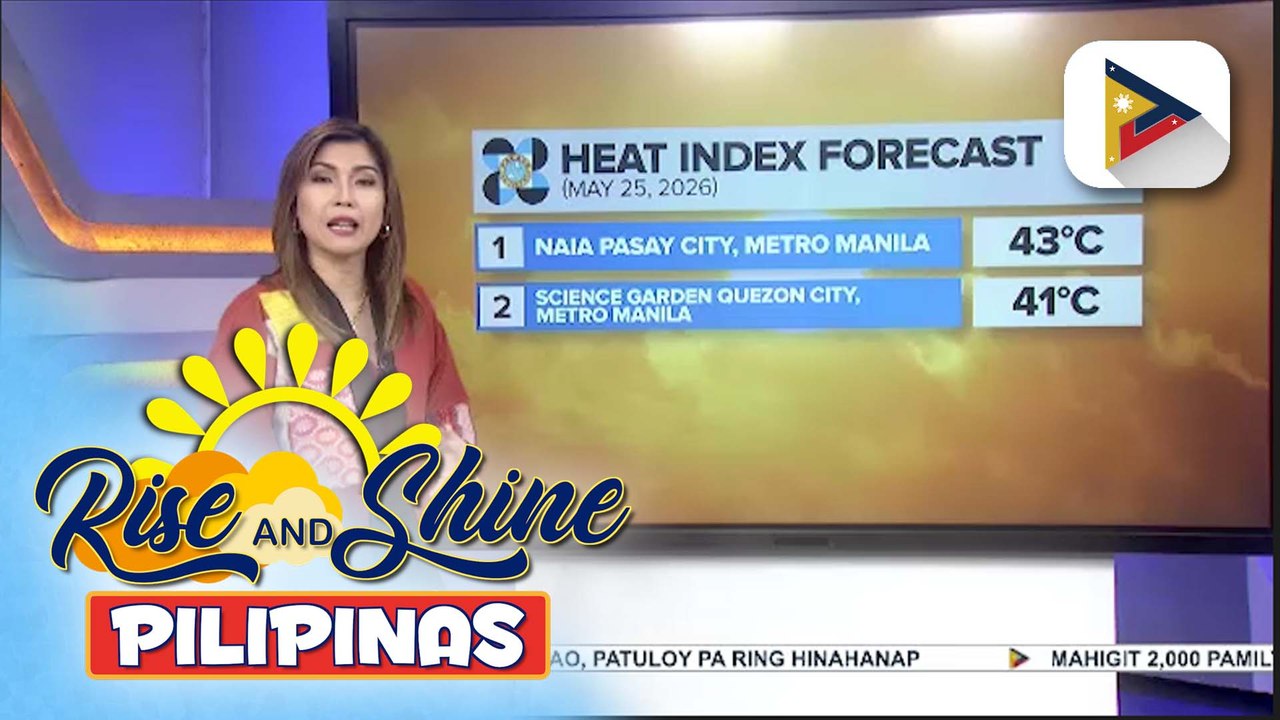 Easterlies, nakakaapekto sa ilang bahagi ng Luzon; buntot ng LPA, magdadala ng pag-ulan sa Mindanao at Palawan