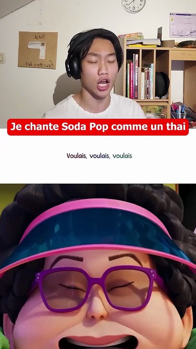 je chante Soda pop comme un thai