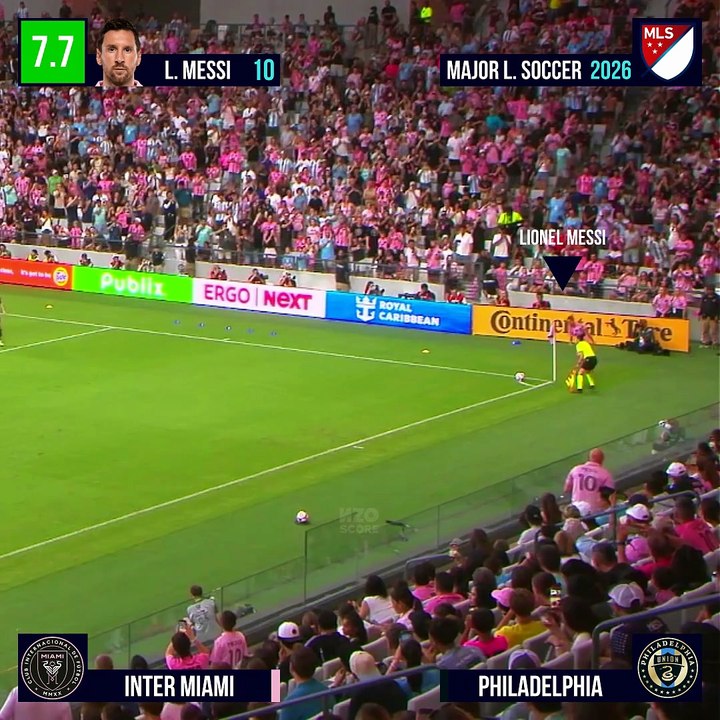 AVALIANDO LIONEL MESSI VS PHILADELPHIA - MLS 2026 #messi #intermiami #nzoscore