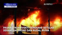 Dentuman di Langit Kyiv! Rusia Bombardir dengan Rudal dan Drone
