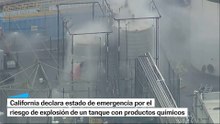 California declara estado de emergencia por el riesgo de explosión de un tanque con productos químicos